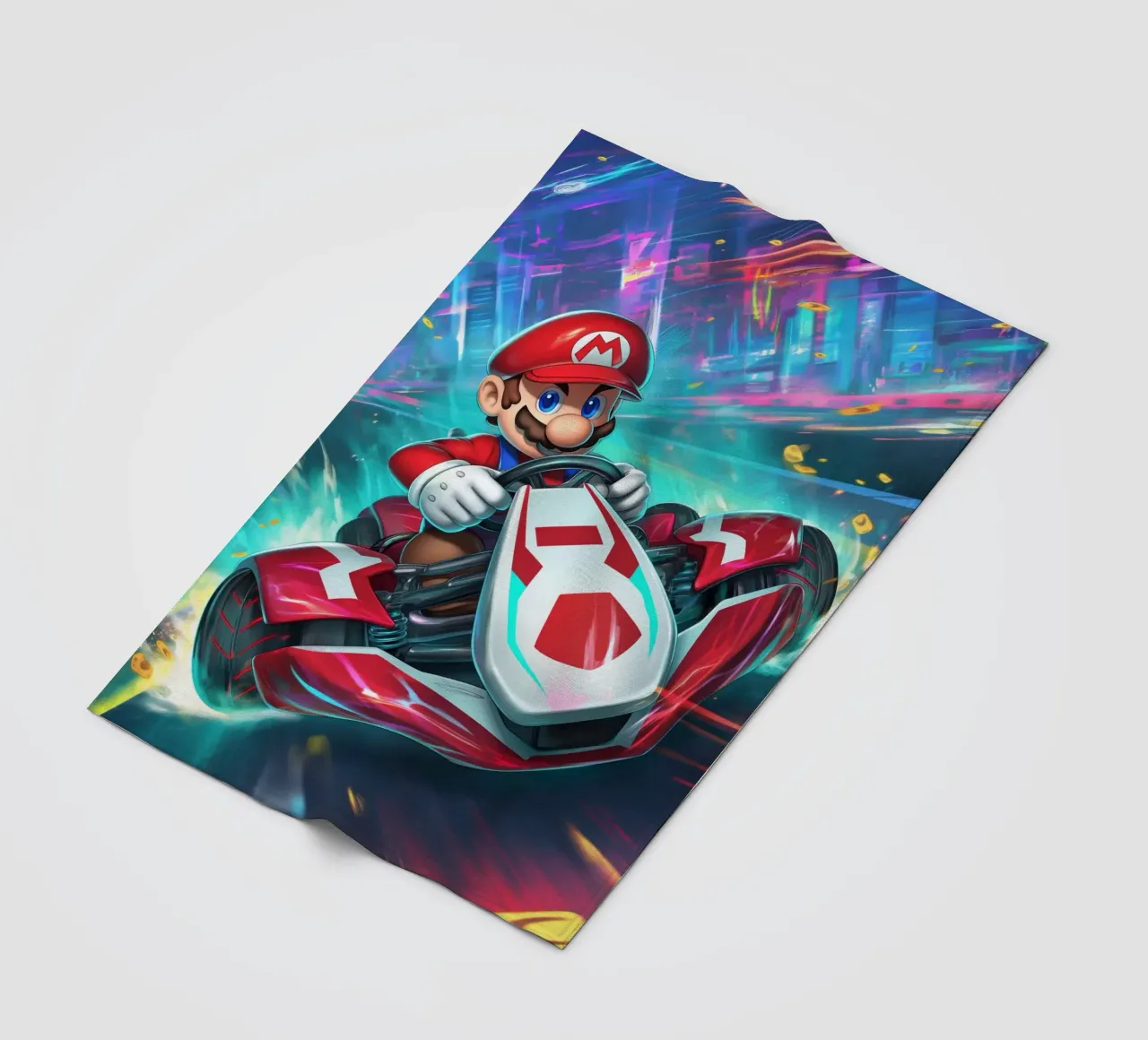 Super Mario coperta in pile da Fleur de Lys