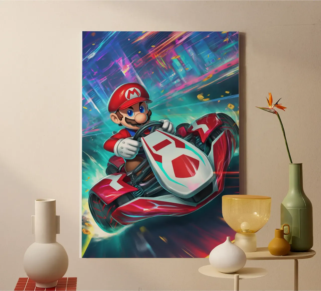 Super Mario canvas by Fleur de Lys