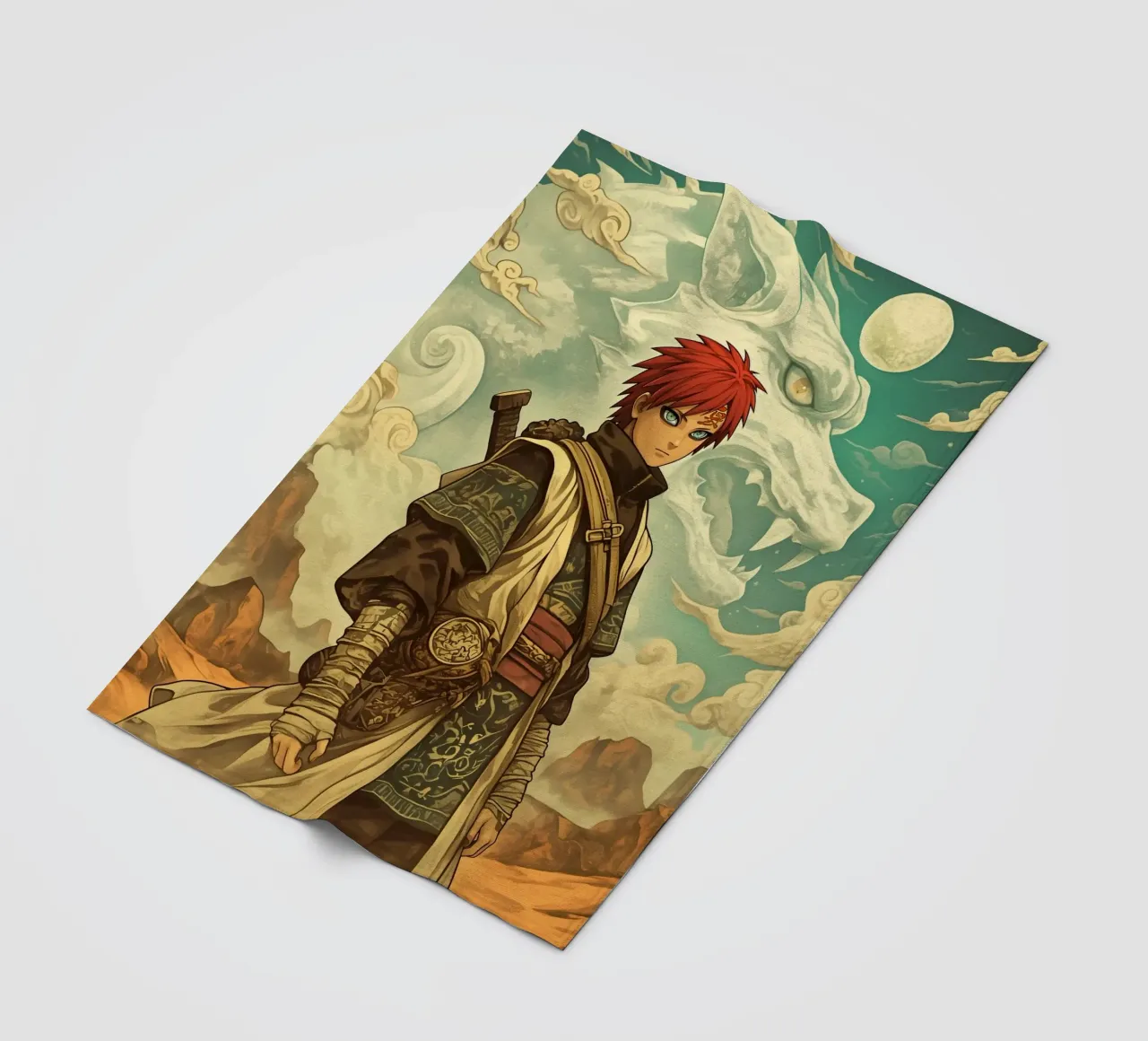 Naruto fleece blanket by Fleur de Lys