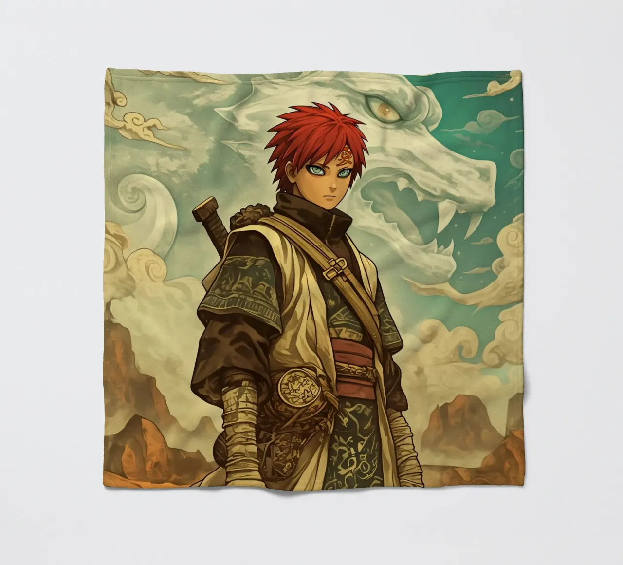 Naruto fleece blanket by Fleur de Lys