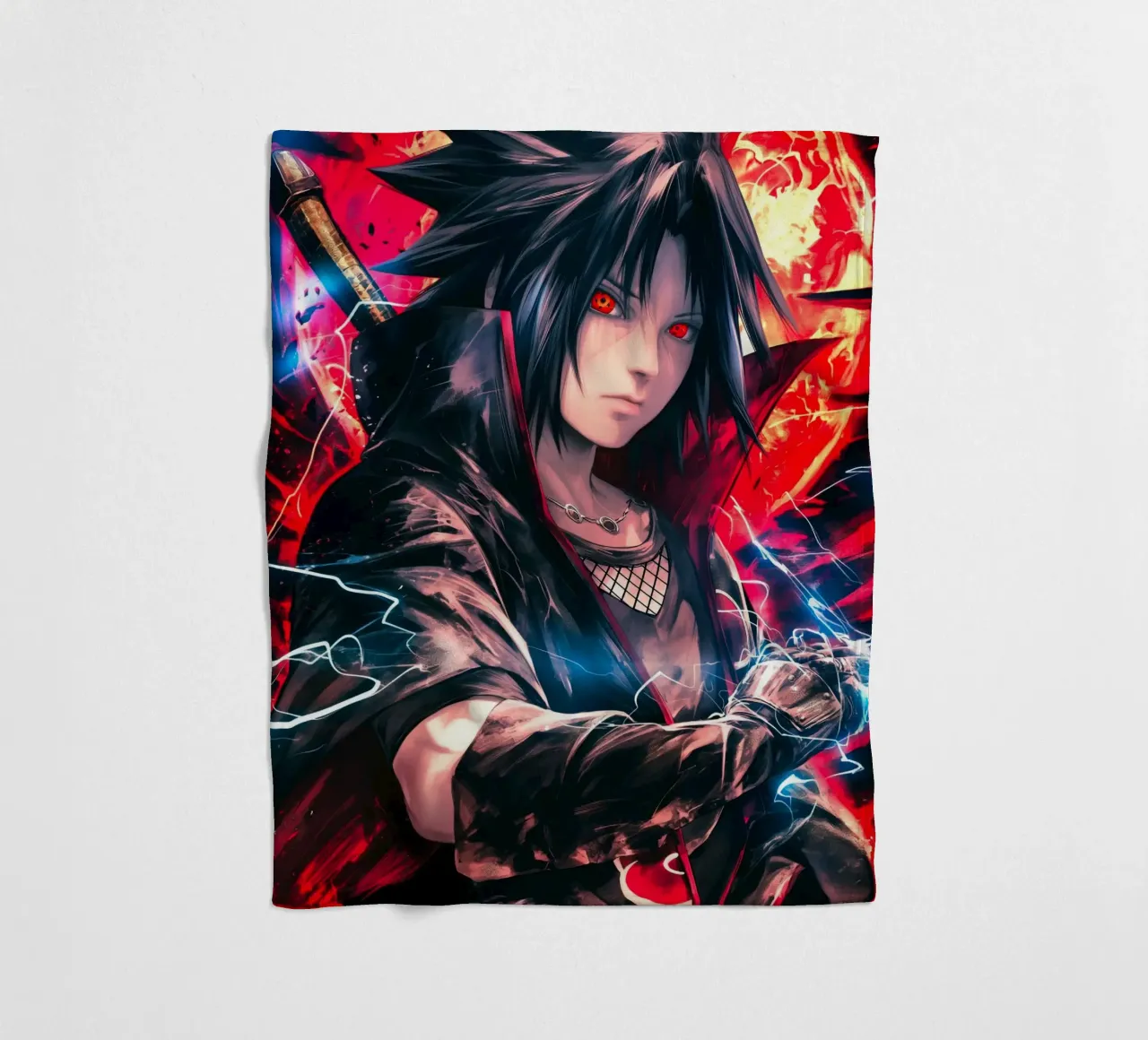 Naruto fleece blanket by Fleur de Lys