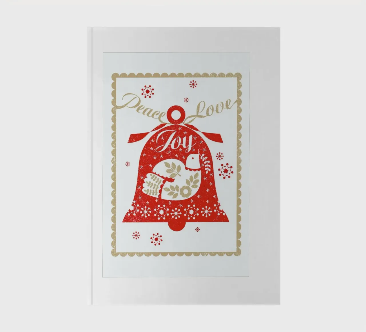 Christmas Bell notebook by Catherine Aguilar