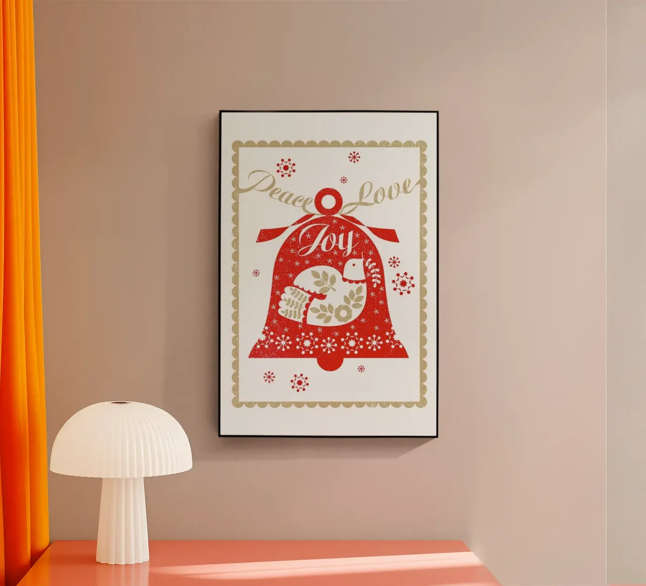 Christmas Bell plexiglass da Catherine Aguilar