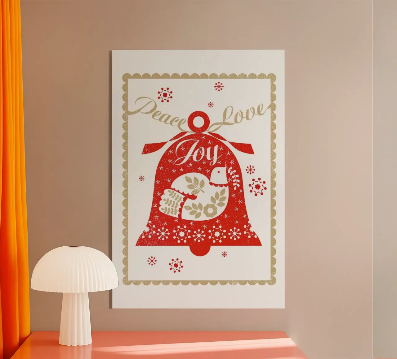 Christmas Bell plexiglass da Catherine Aguilar