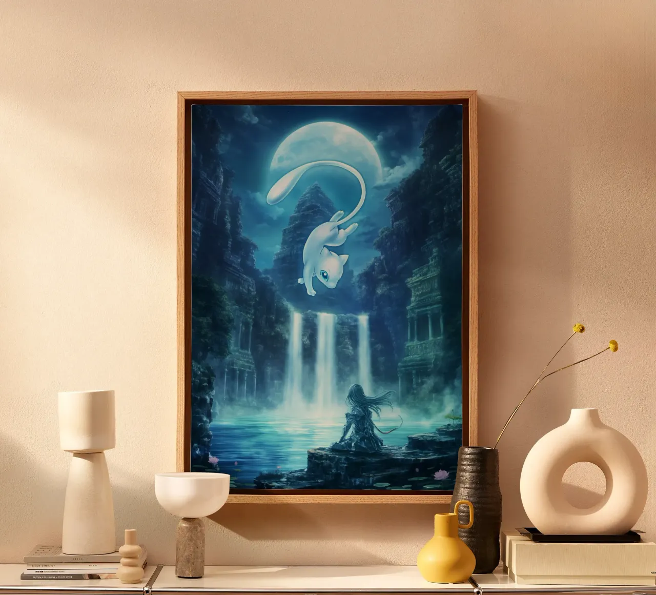 Pokemon canvas met Baklijst van Fleur de Lys