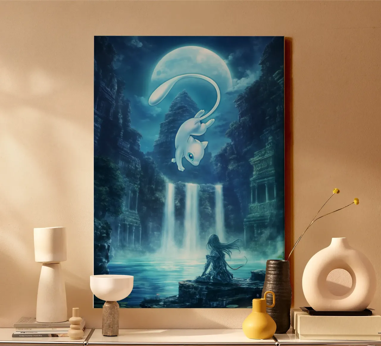 Pokemon canvas met Baklijst van Fleur de Lys