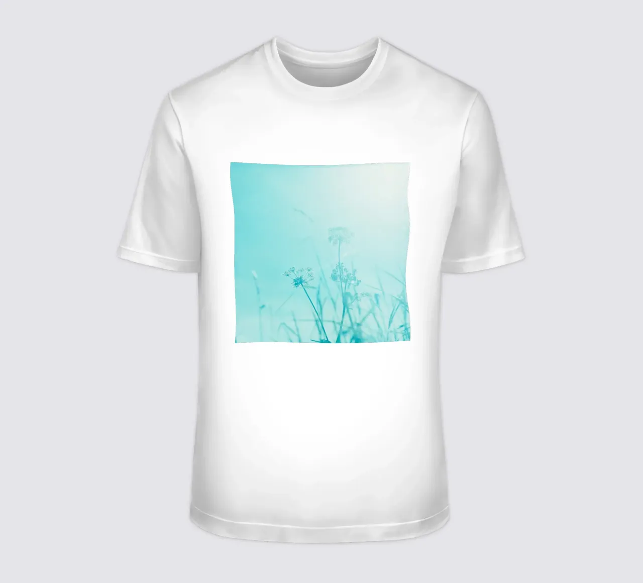 fiori selvatici cielo t-shirt da Bleu