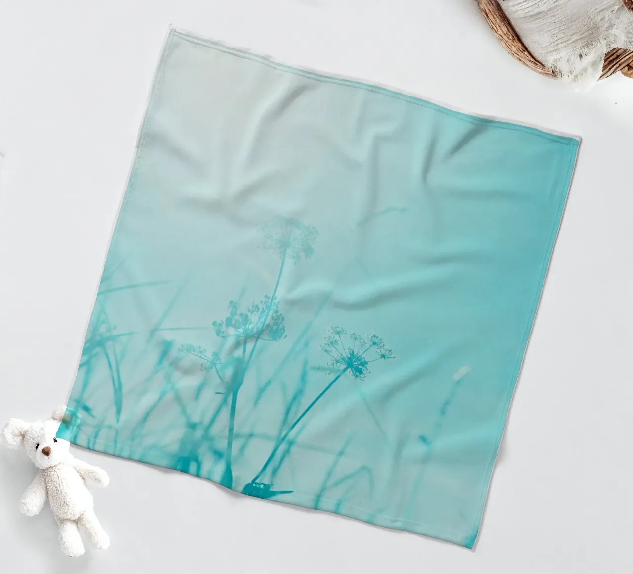 fiori selvatici cielo coperta in pile da Bleu