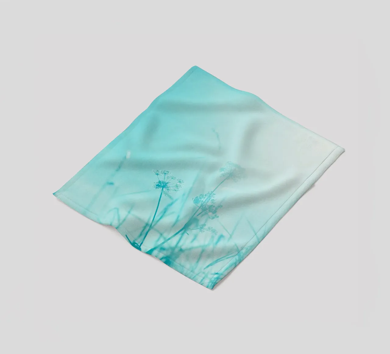 fiori selvatici cielo coperta in pile da Bleu