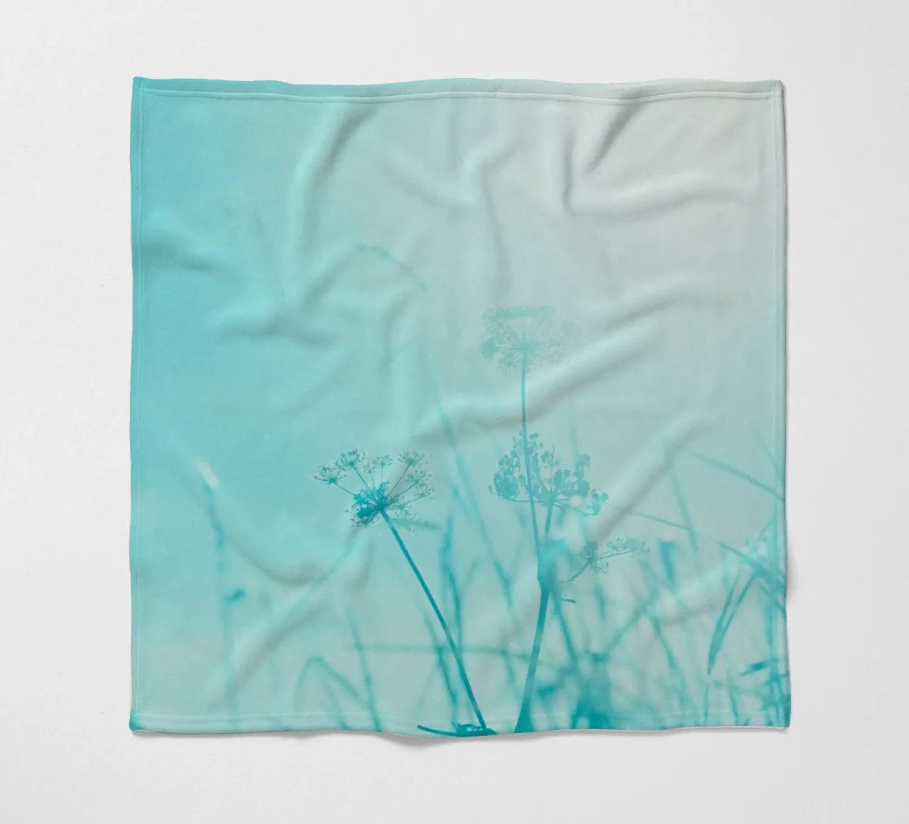 fiori selvatici cielo coperta in pile da Bleu