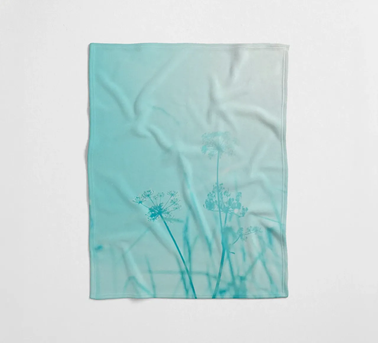 fiori selvatici cielo coperta in pile da Bleu