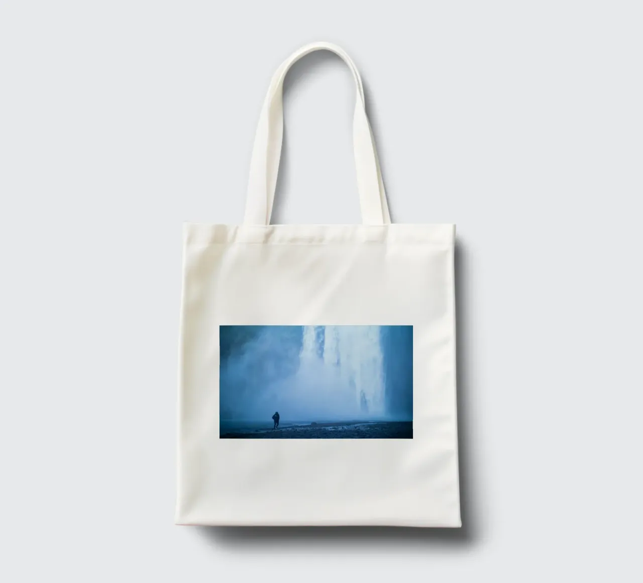 waterfall nature tote bag by Bleu