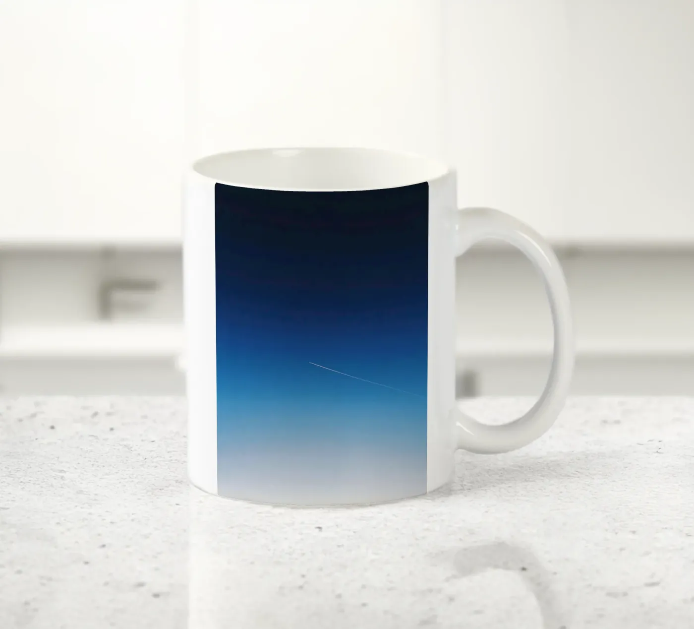 sky through ceramic mug by Bleu