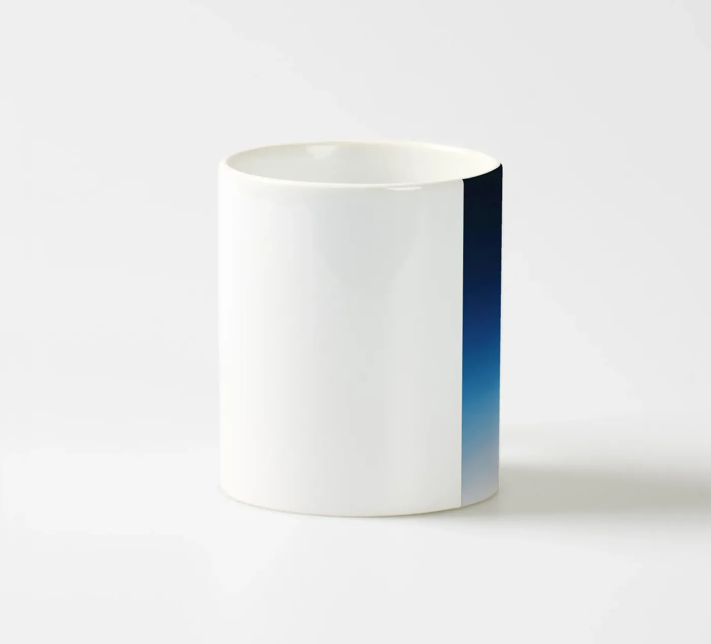 sky through ceramic mug by Bleu