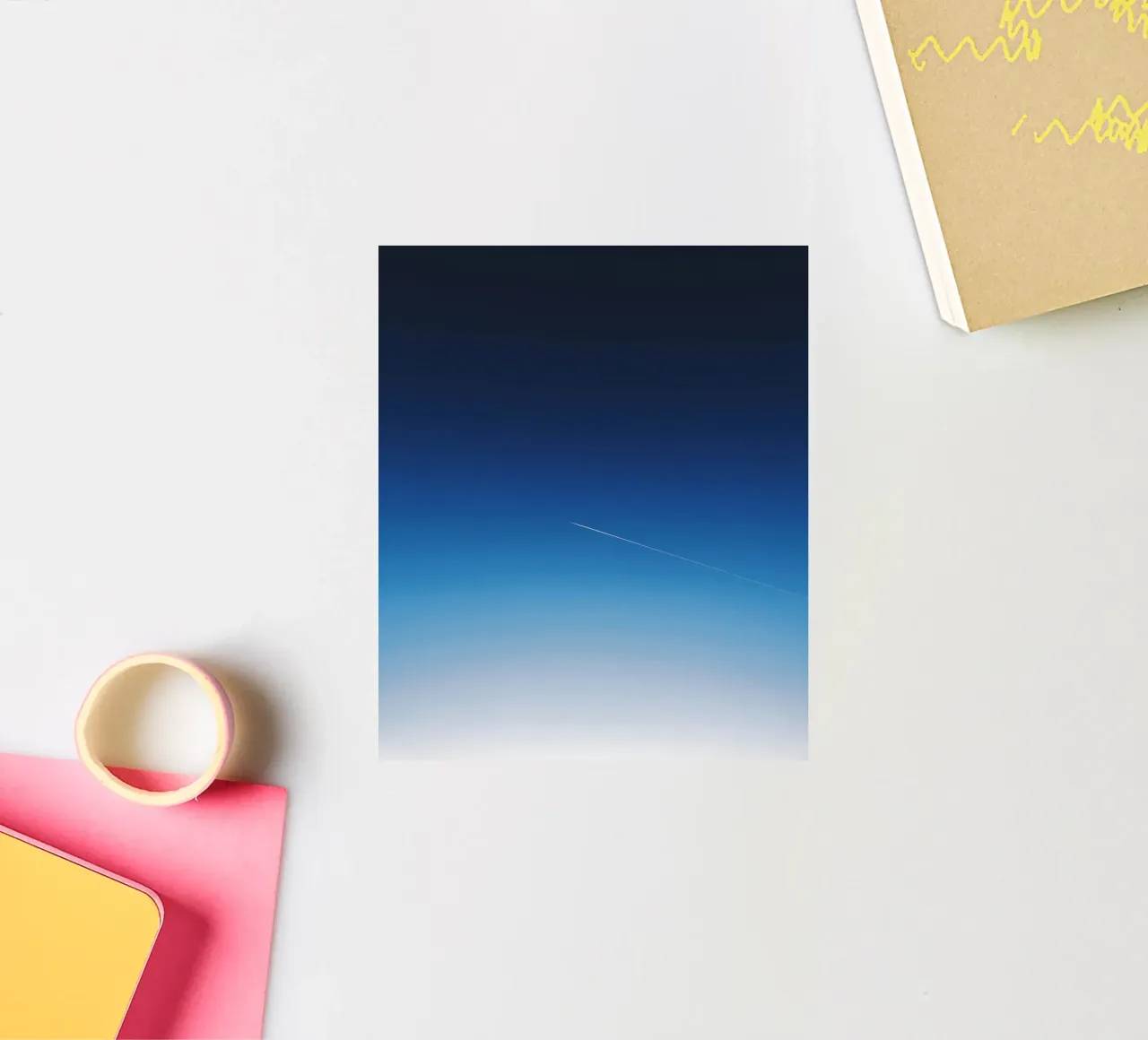 Himmel durch Sticker von Bleu