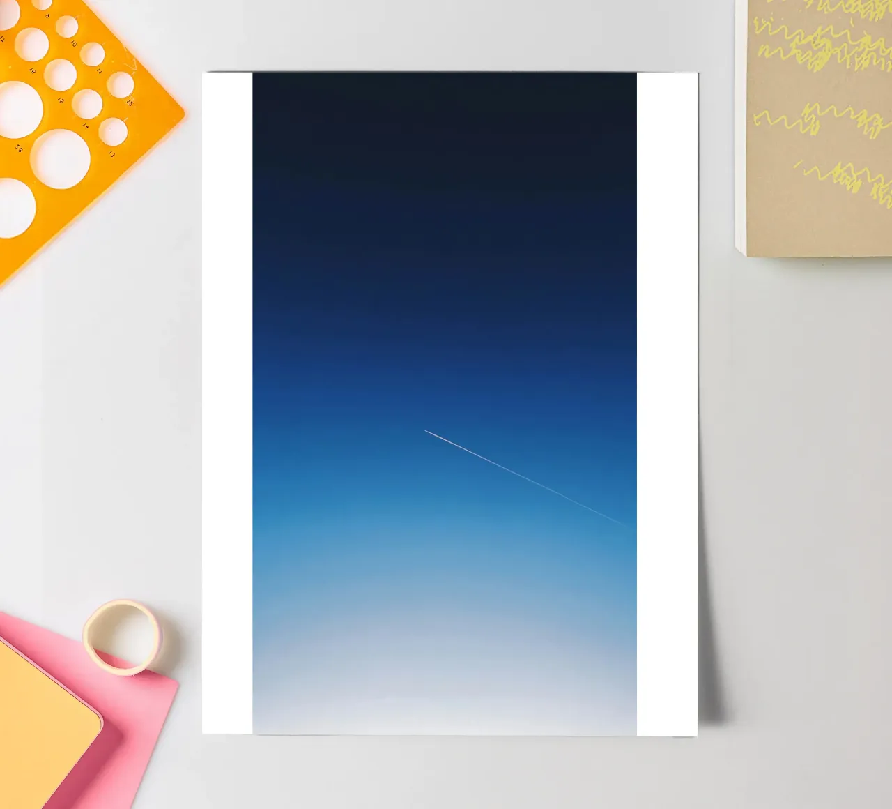 sky through sticker sheet by Bleu