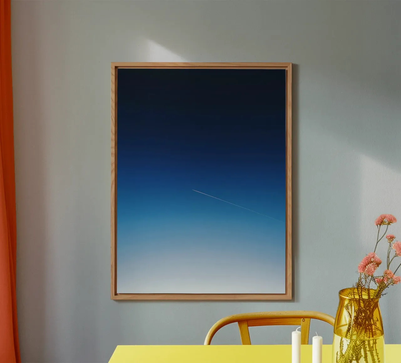 sky through alu-dibond by Bleu
