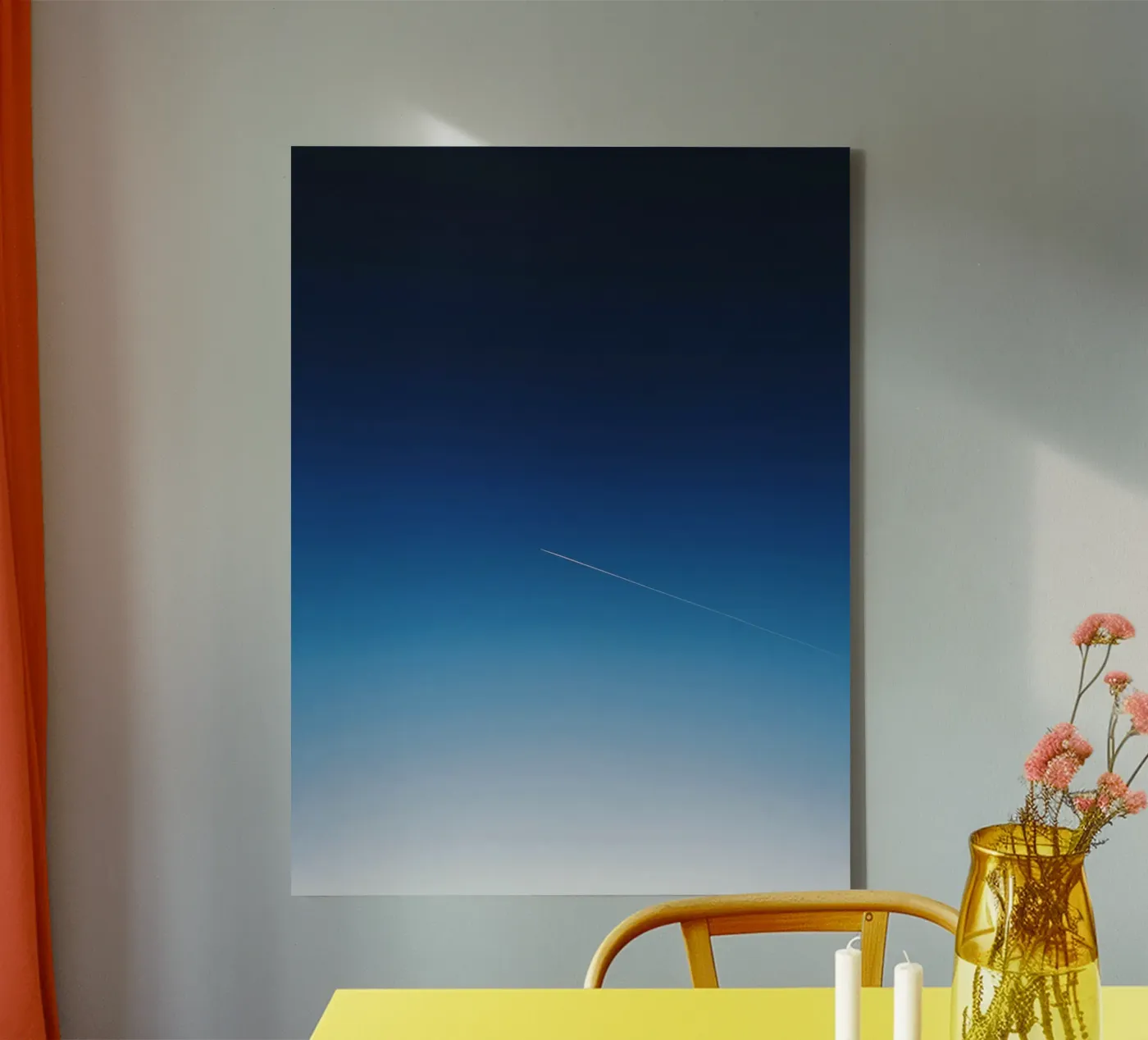 cielo attraverso tela da Bleu
