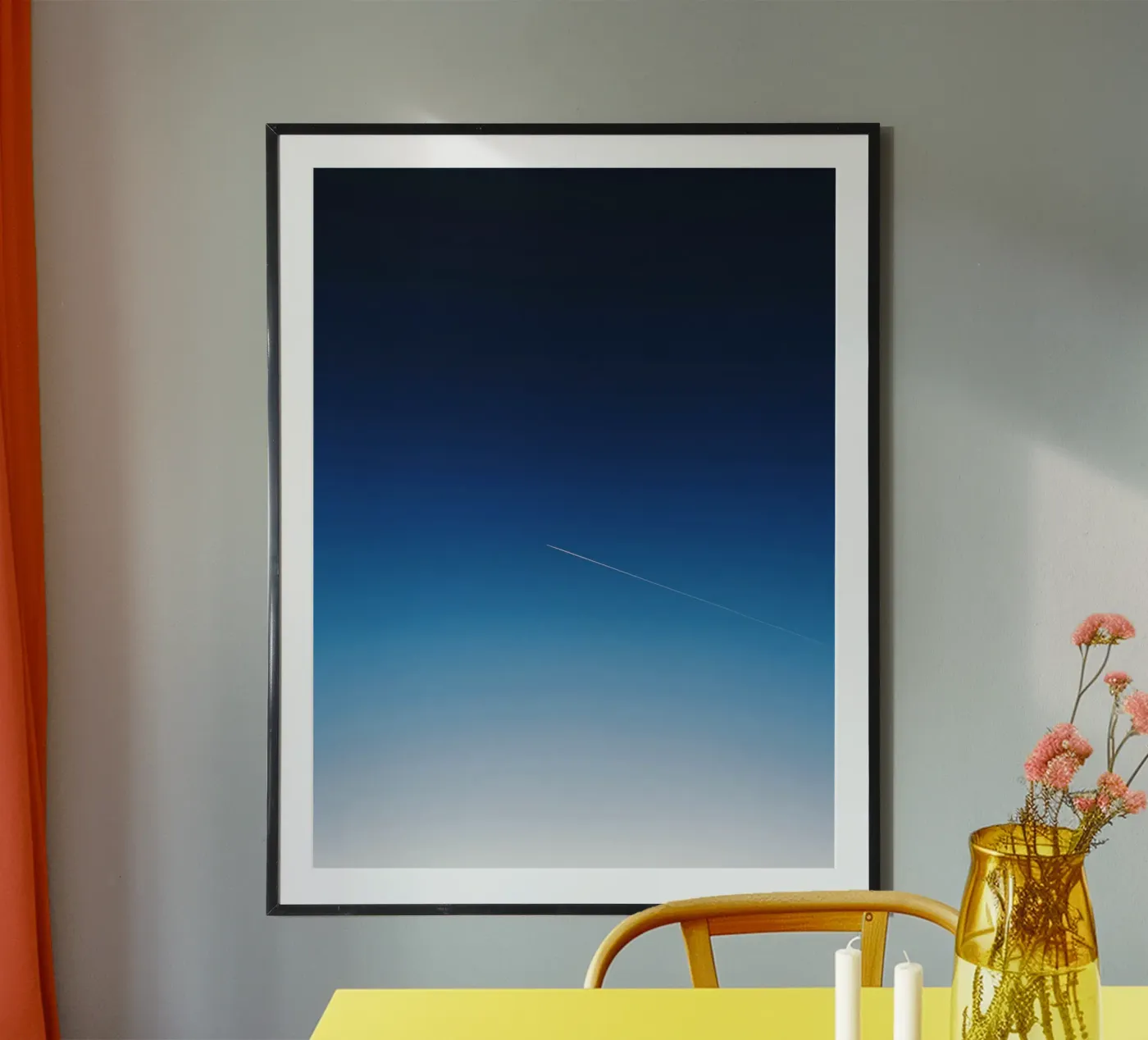 sky through poster van Bleu