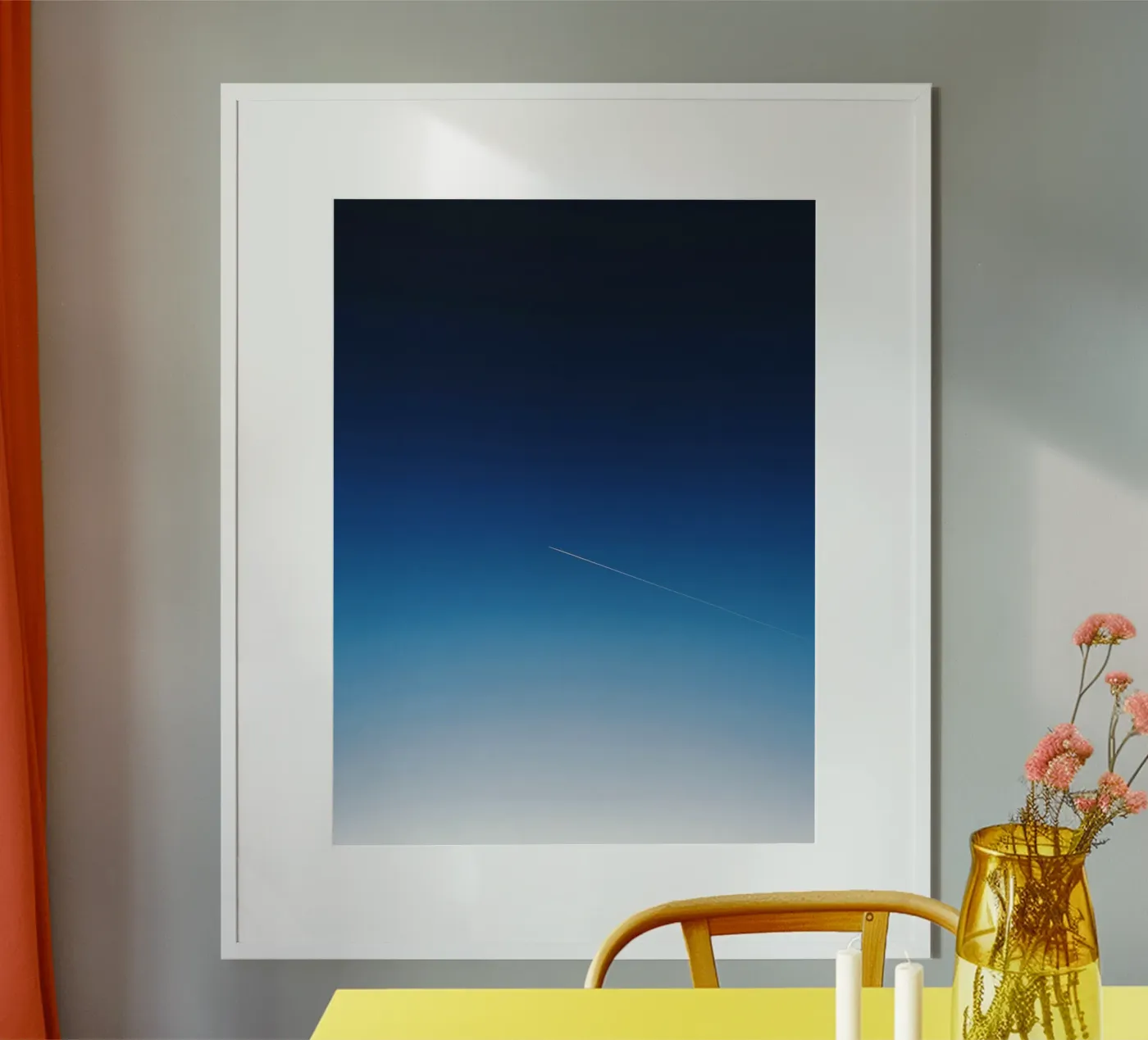 sky through poster by Bleu