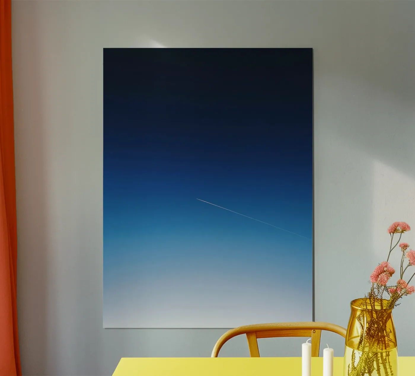 sky through poster van Bleu