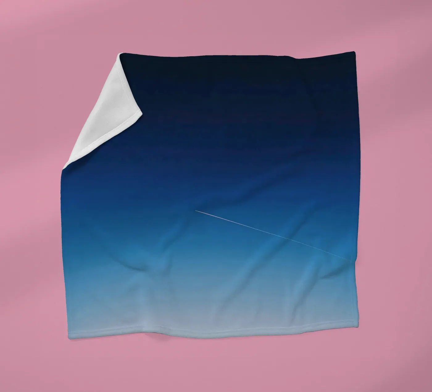 sky through fleece blanket by Bleu