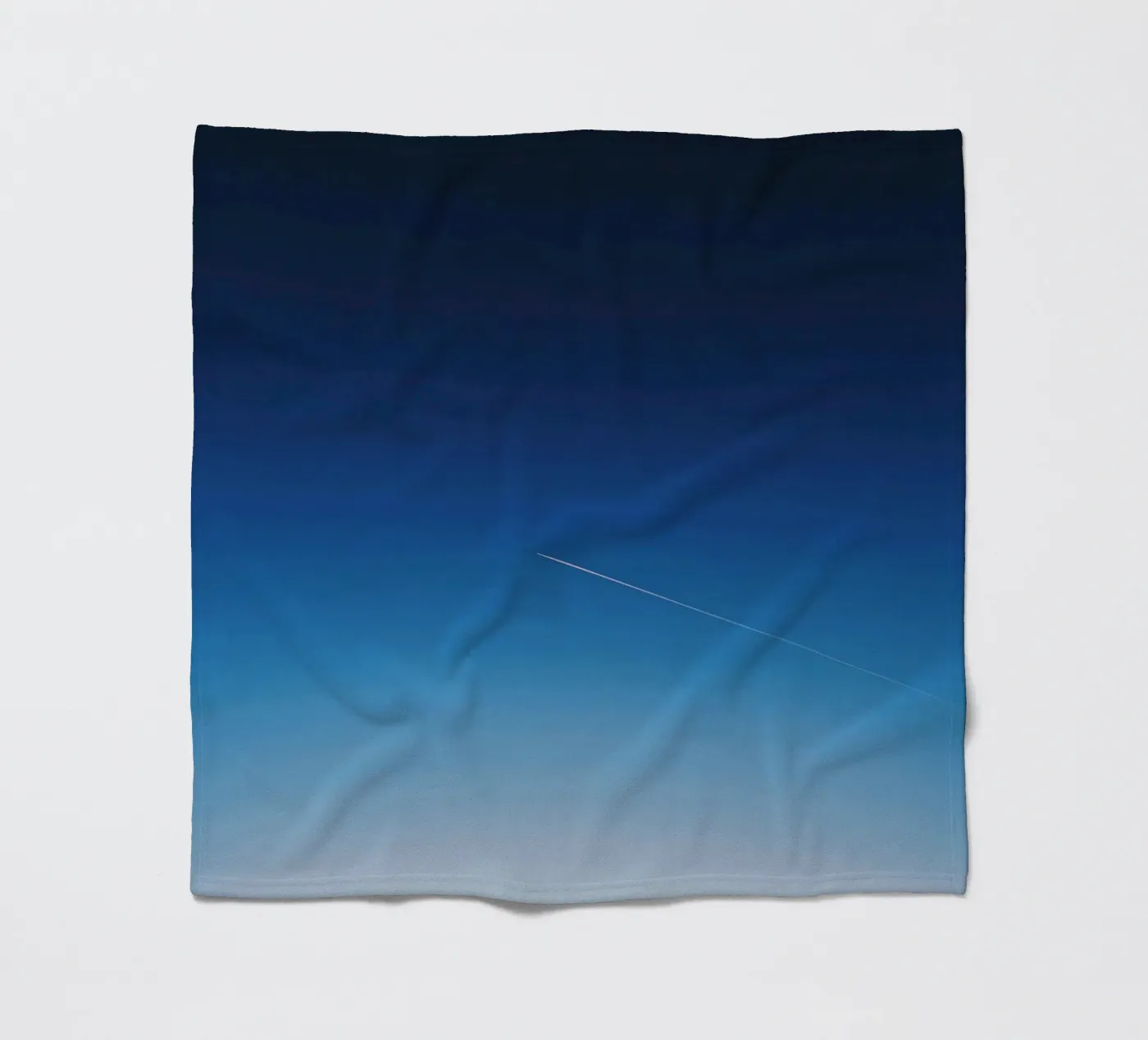 sky through fleece blanket by Bleu