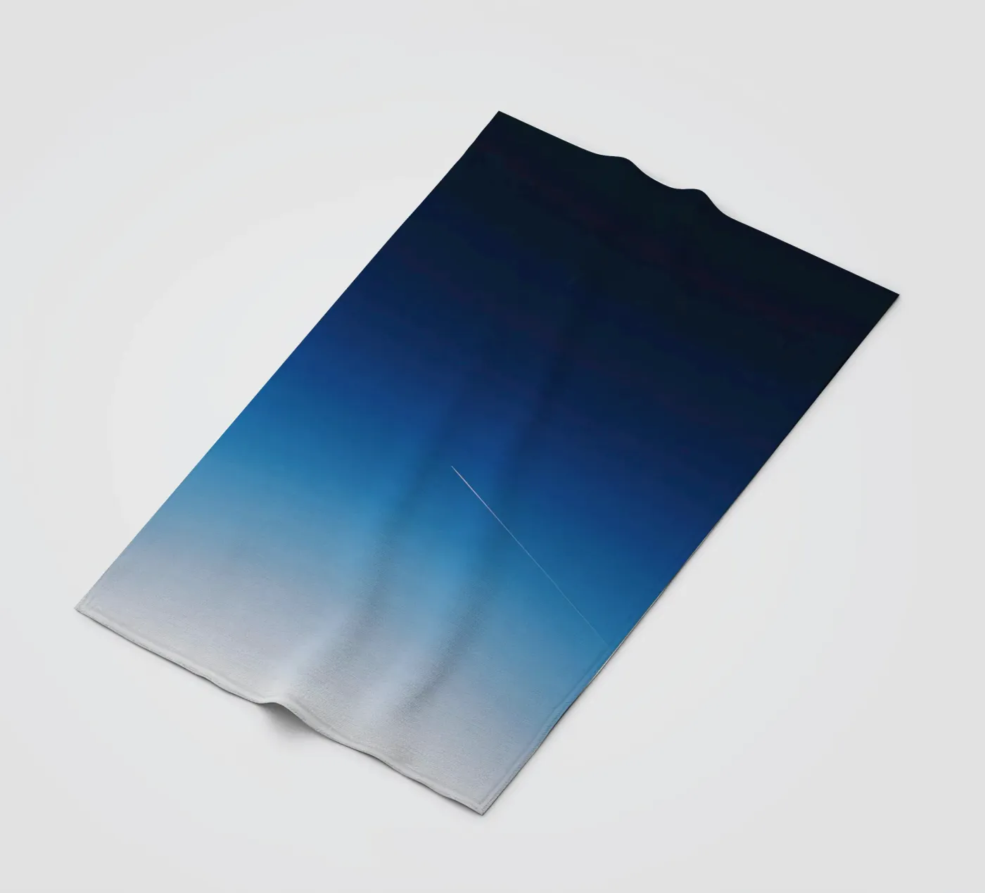 sky through fleece blanket by Bleu