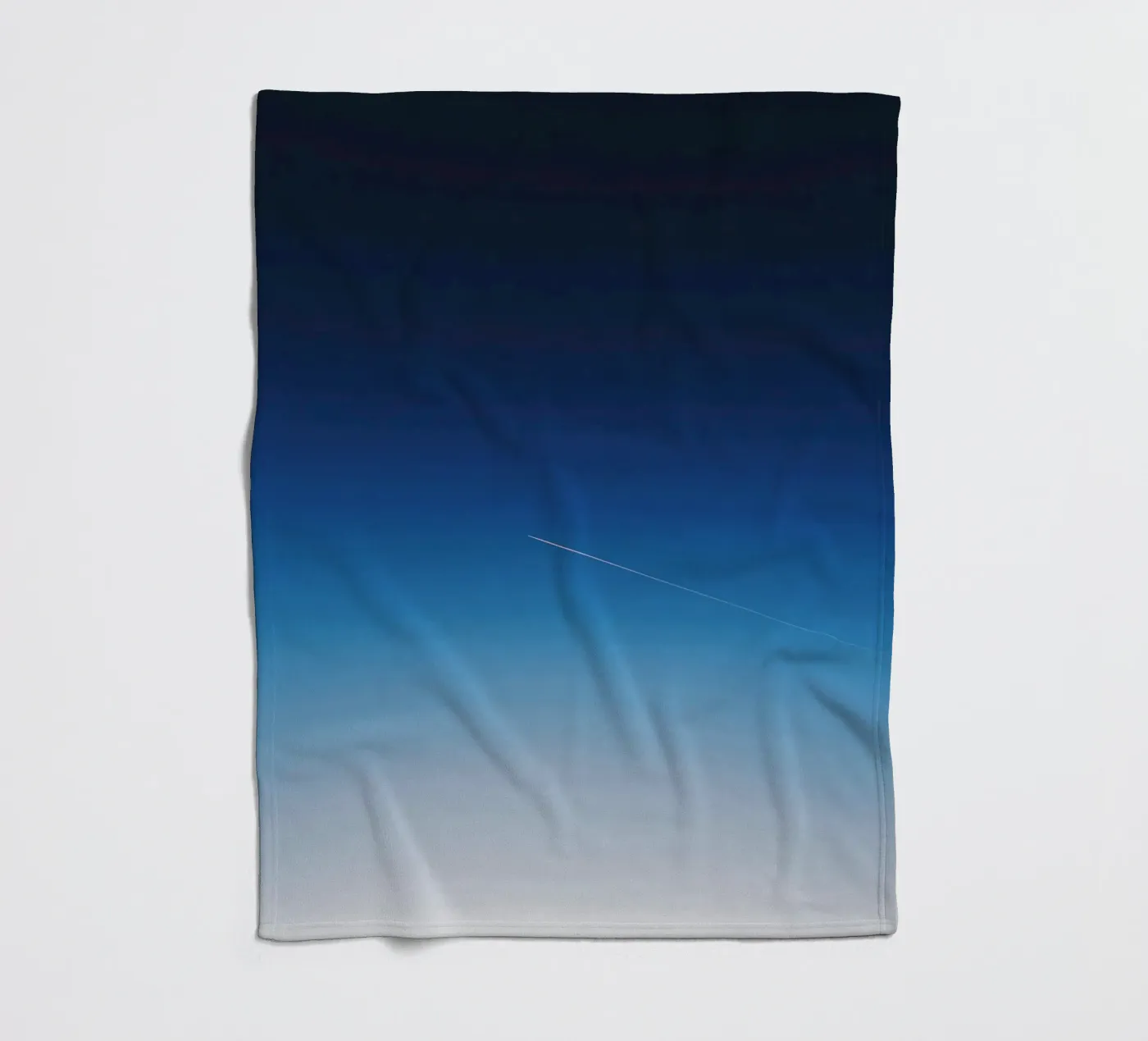 sky through fleece blanket by Bleu