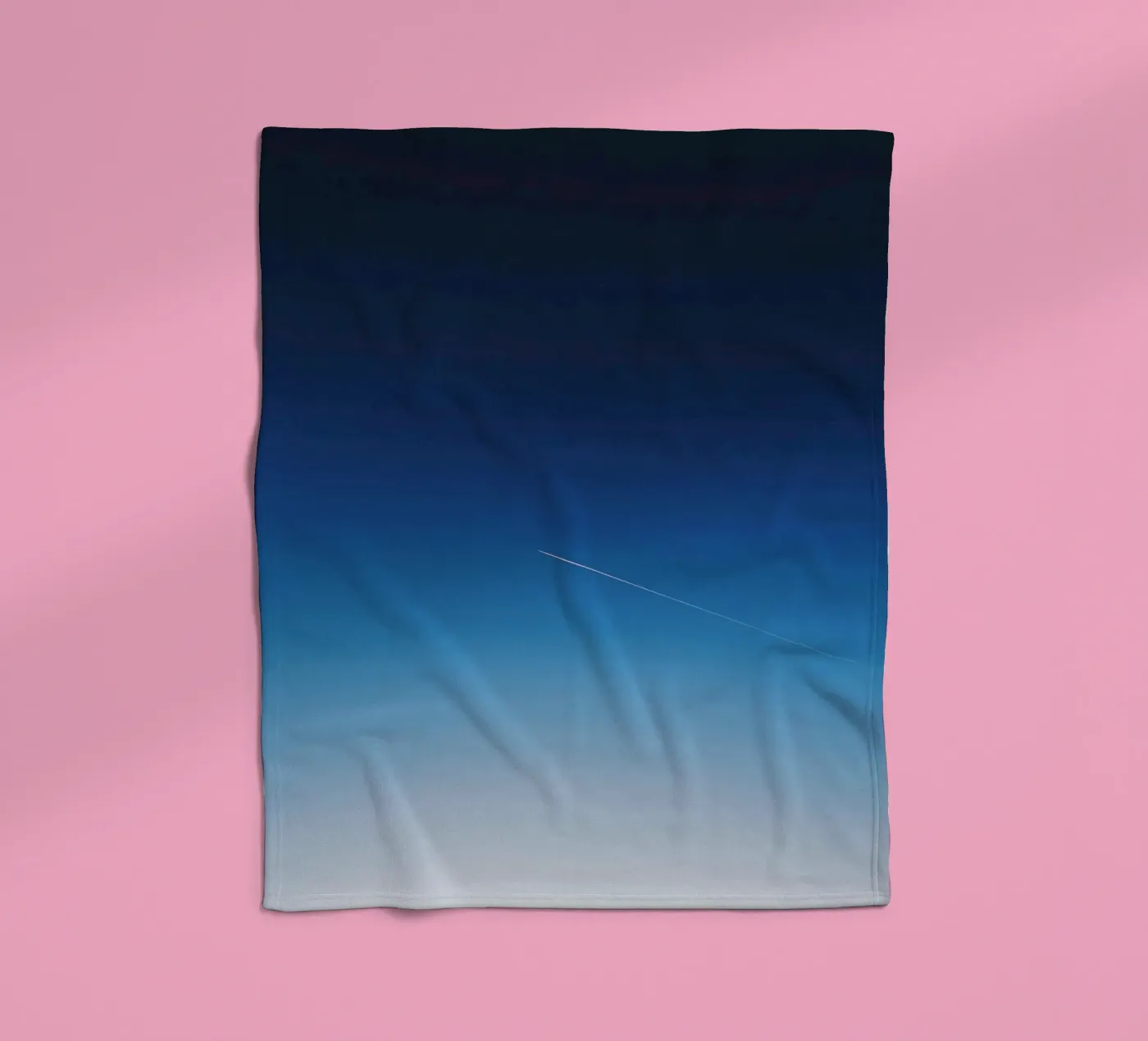 sky through fleece blanket by Bleu