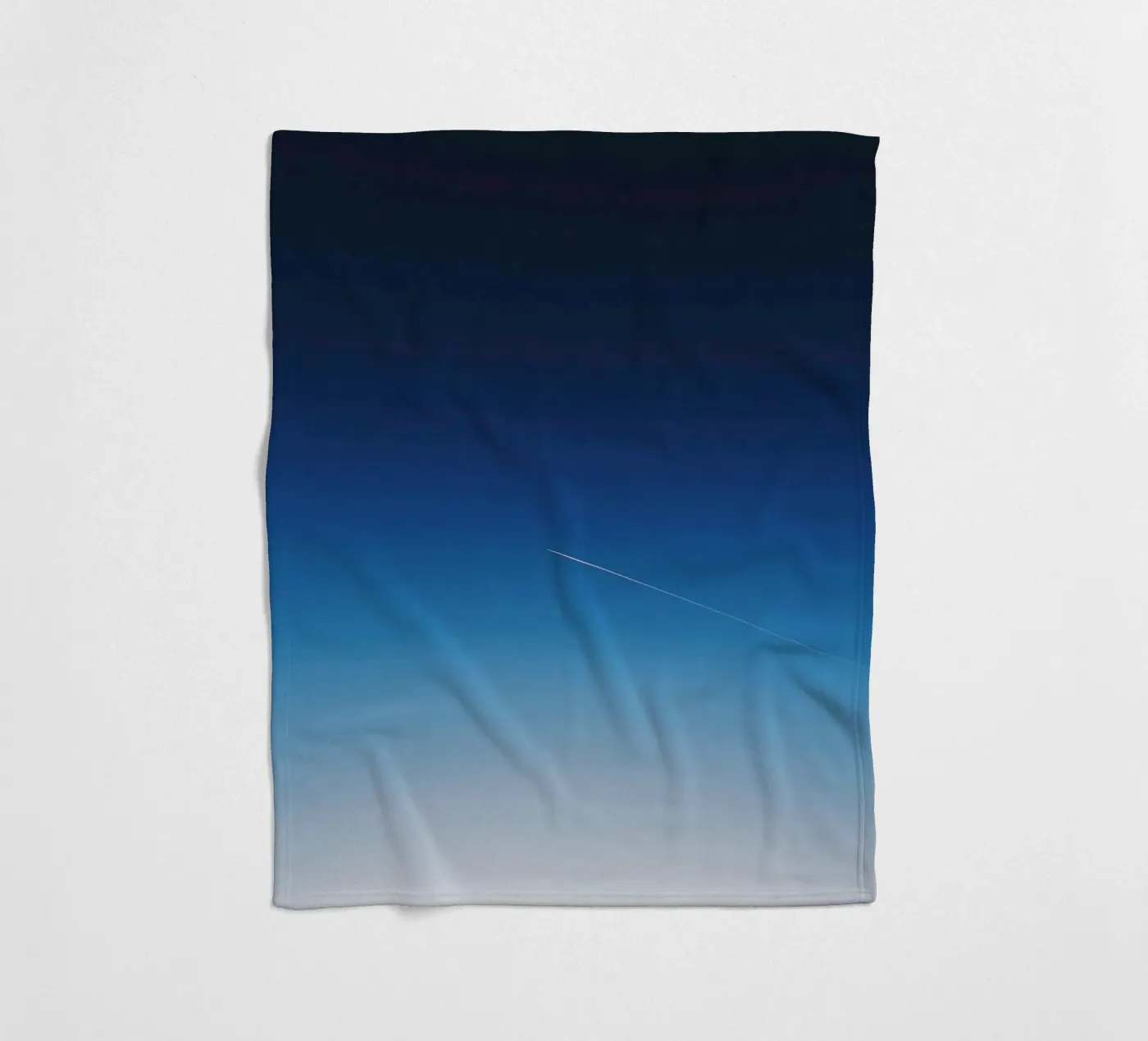 sky through fleece blanket by Bleu