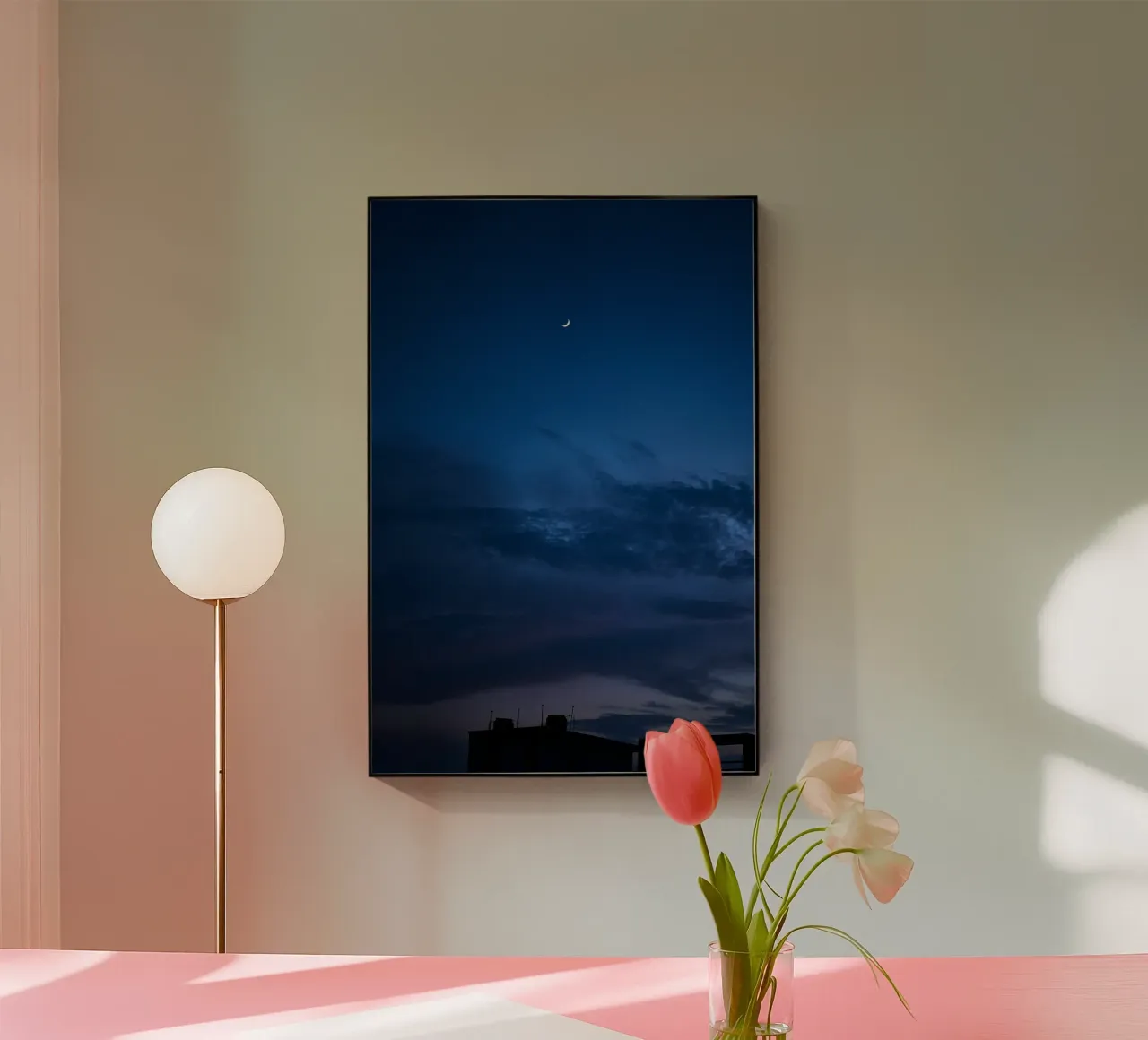 home sky acrylic glass by Bleu