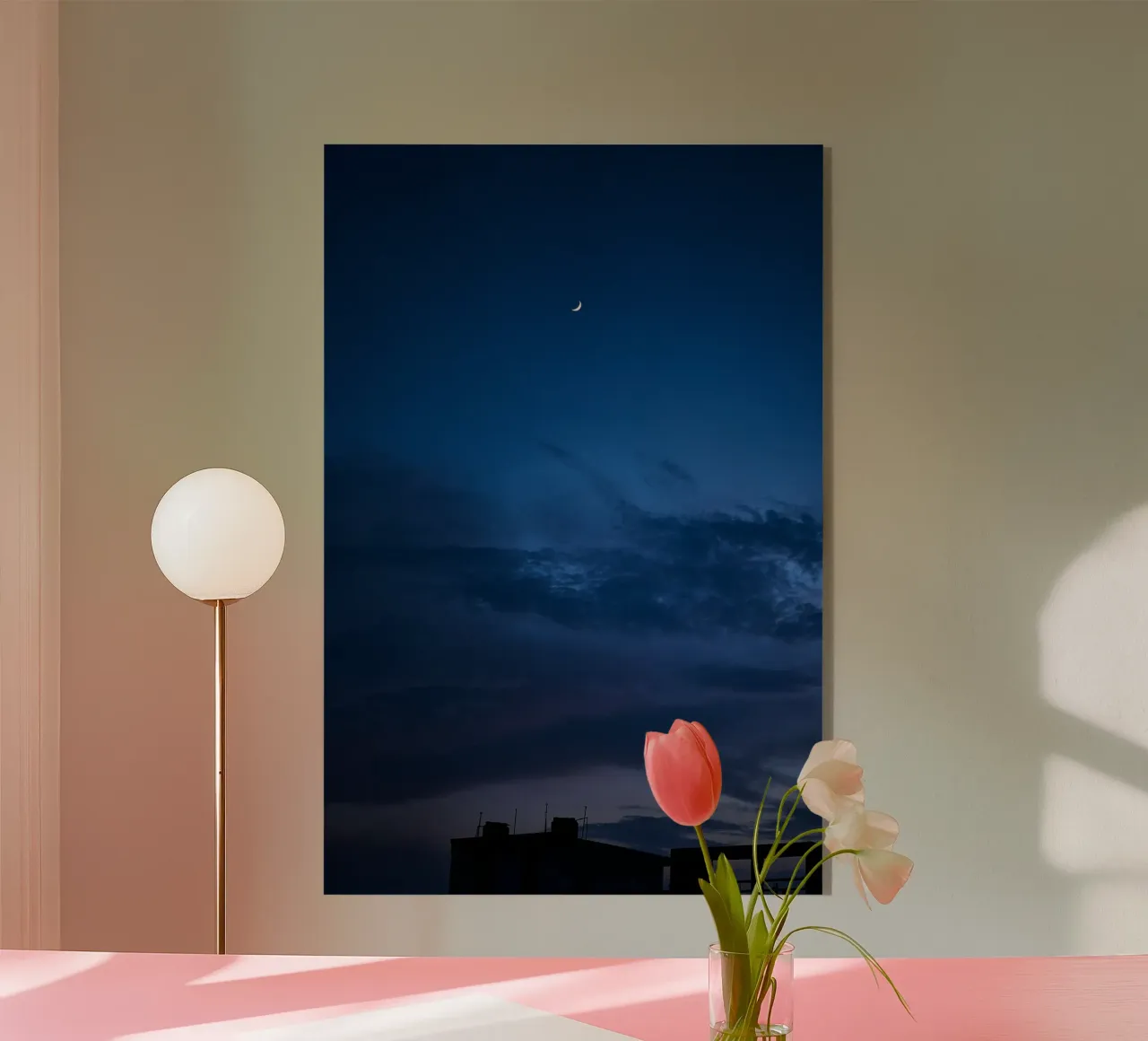 home sky acrylic glass by Bleu