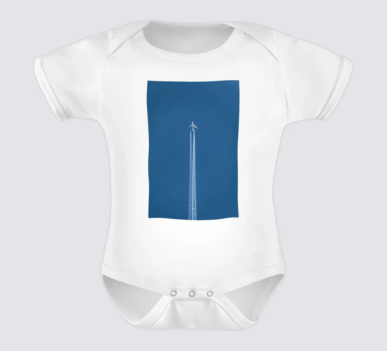 infinity air short-sleeve baby romper by Bleu