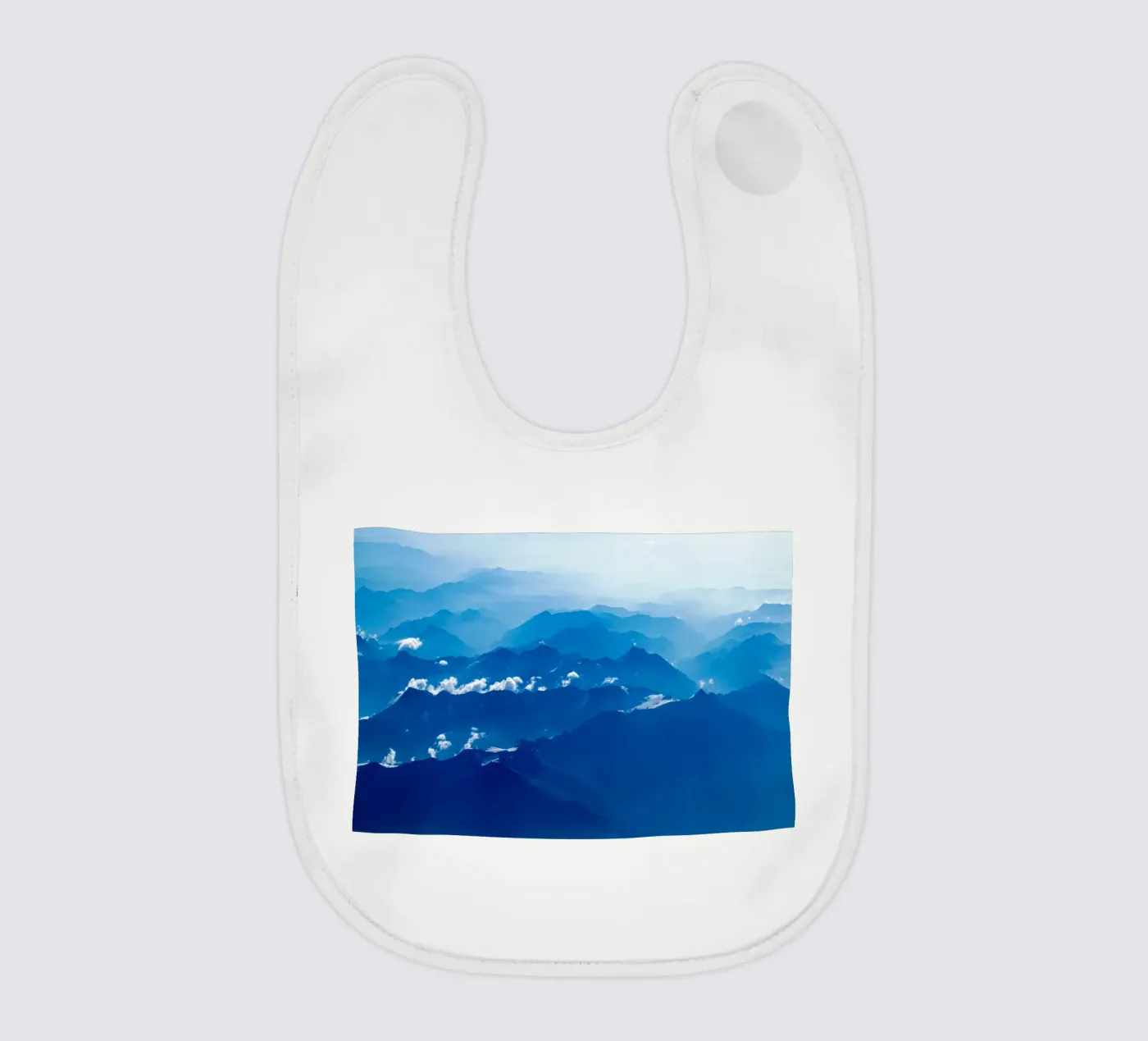 mountain waves bavoir de Bleu