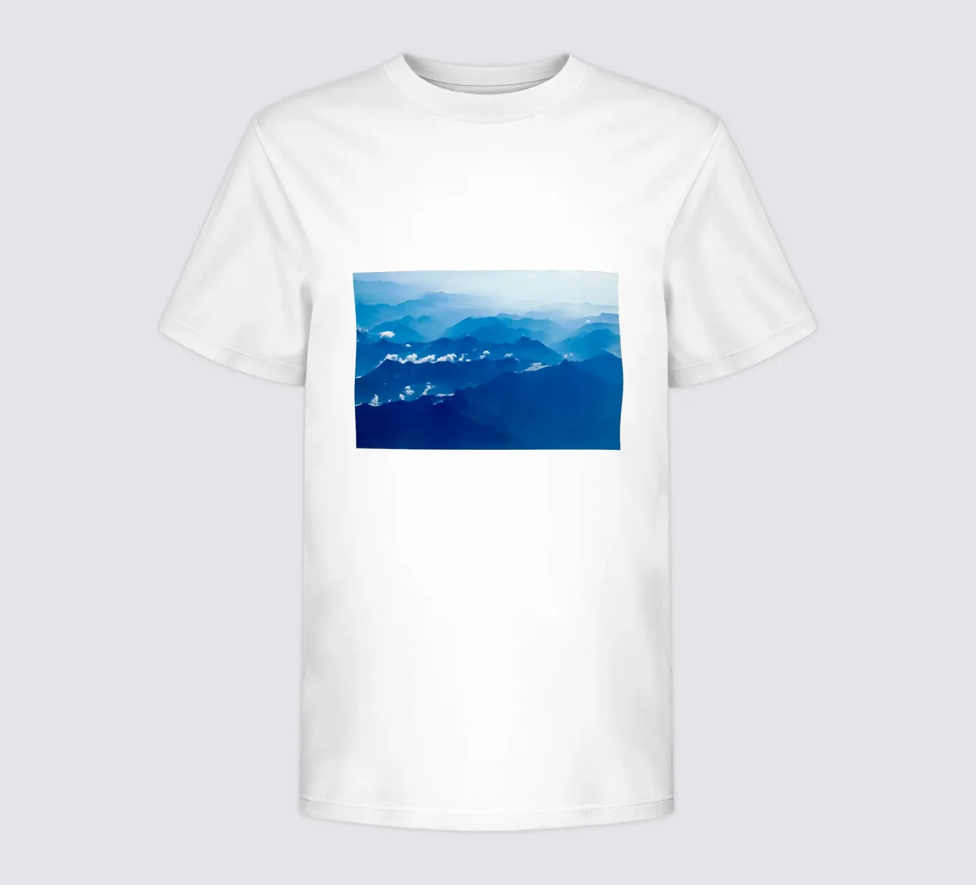 Bergwellen Kinder T-Shirt von Bleu