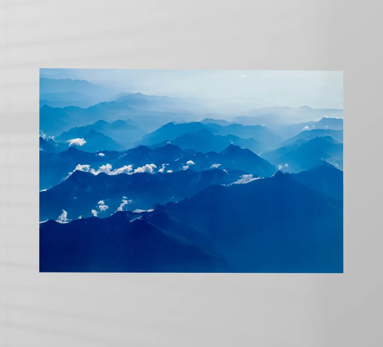 onde di montagna pellicola backlit da Bleu