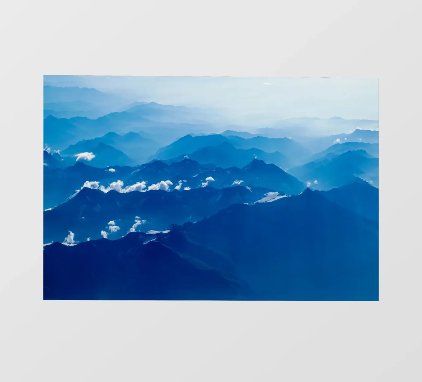 mountain waves fotobehang van Bleu