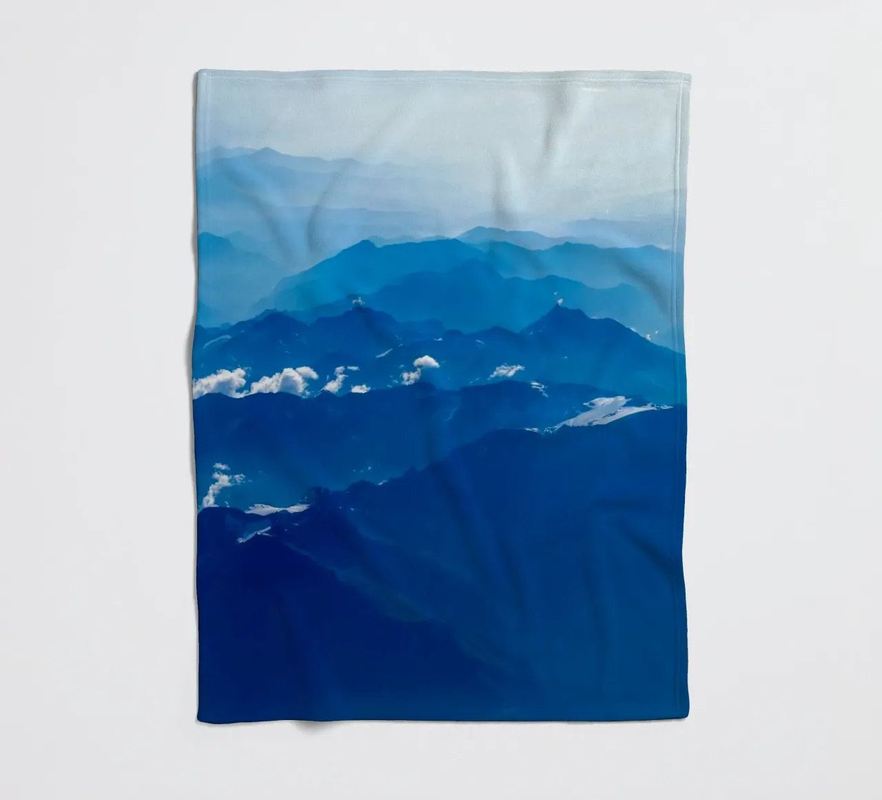 mountain waves Fleecedecke von Bleu