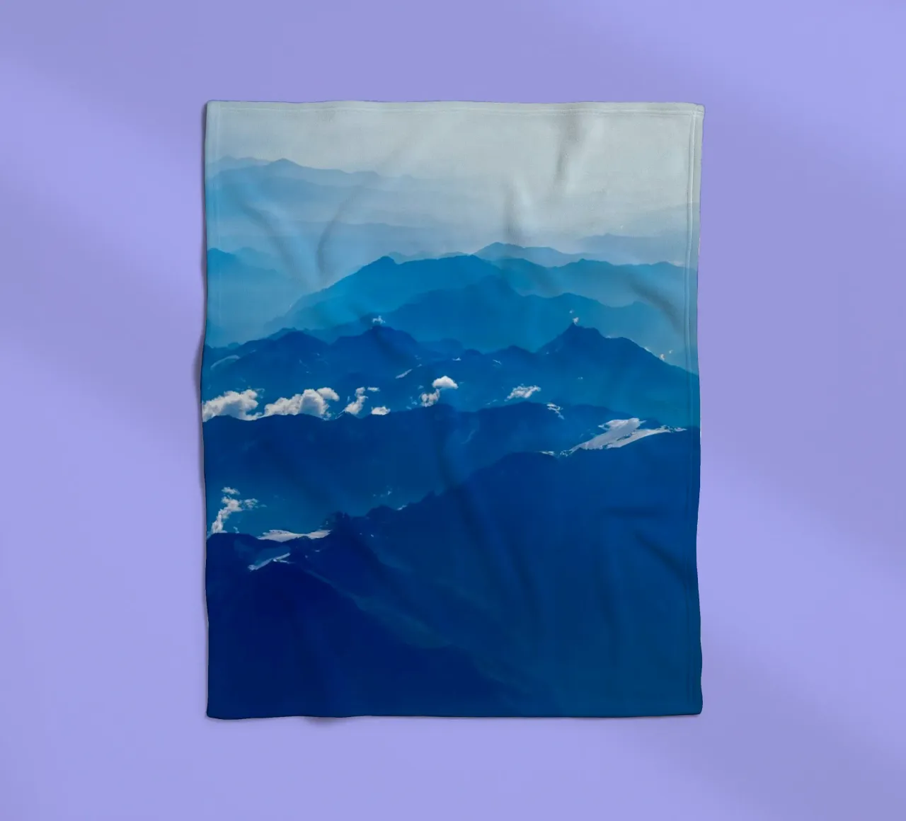 mountain waves Fleecedecke von Bleu