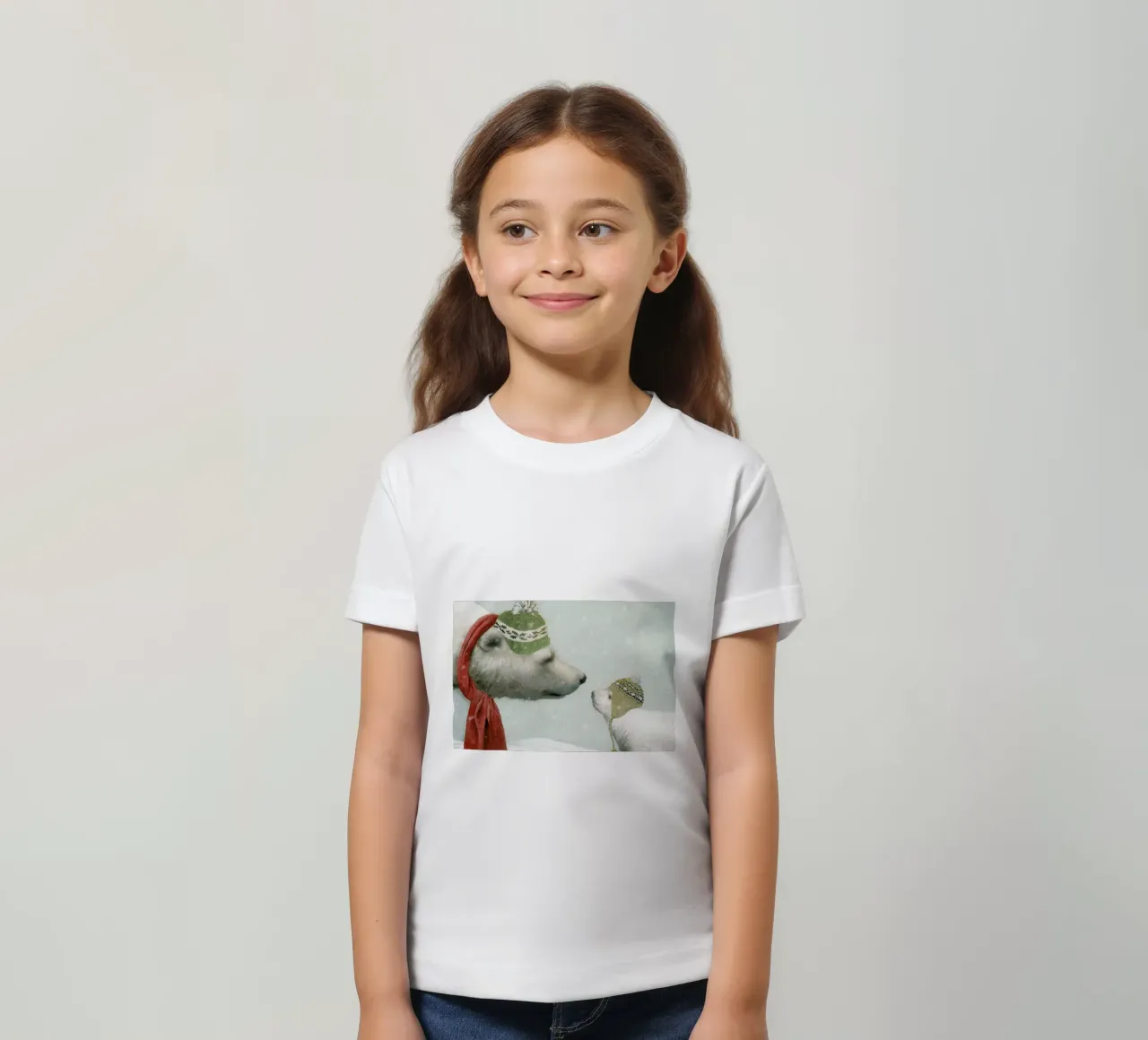 First winter t-shirt bambini da Eric Fan