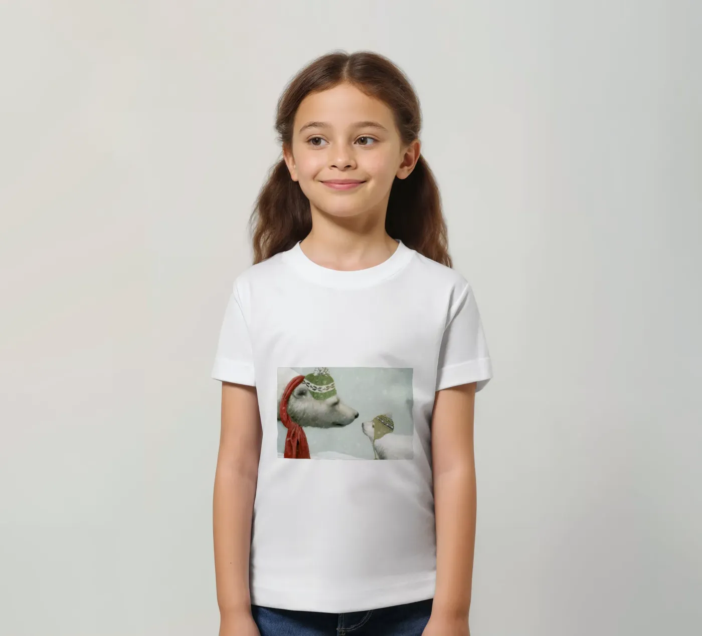 First winter t-shirt bambini da Eric Fan