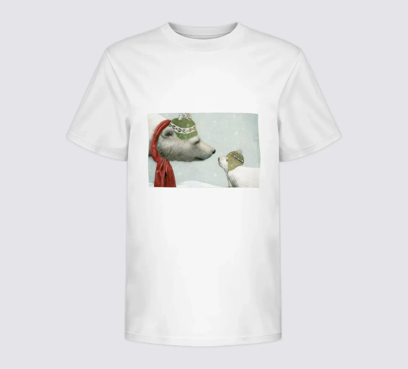 First winter t-shirt bambini da Eric Fan
