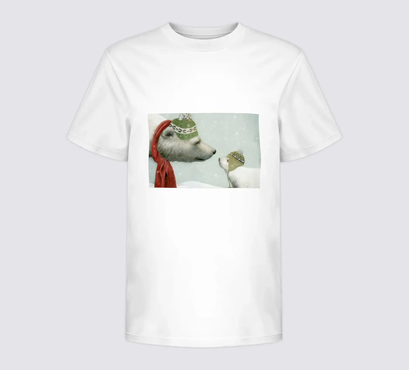 First winter t-shirt bambini da Eric Fan