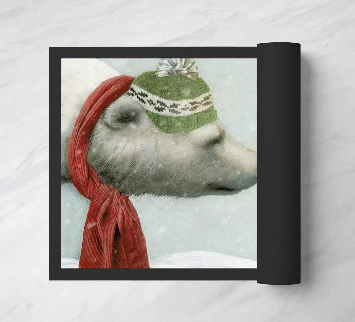 First winter Fußmatte von Eric Fan