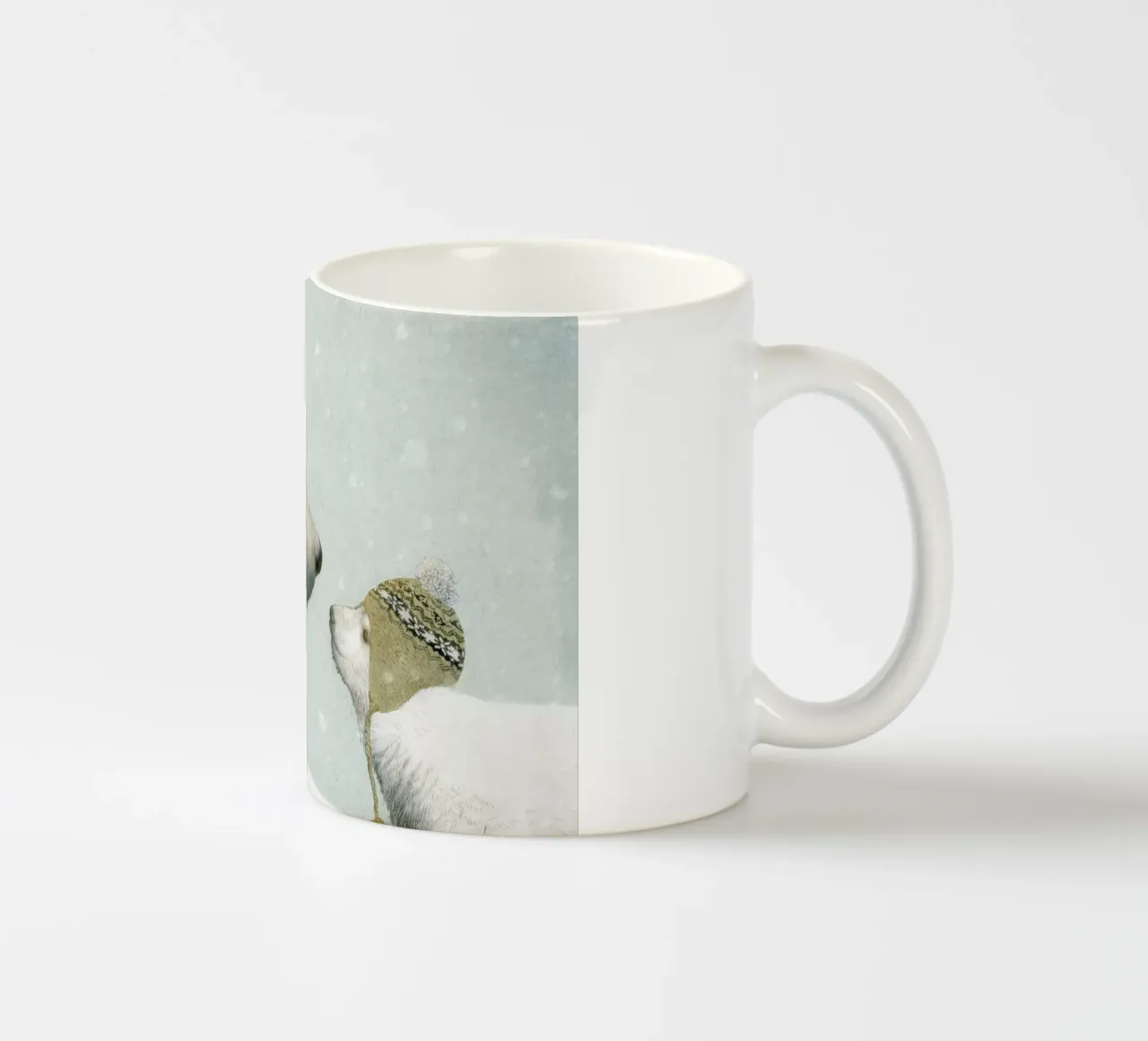 First winter ceramic mug by Eric Fan