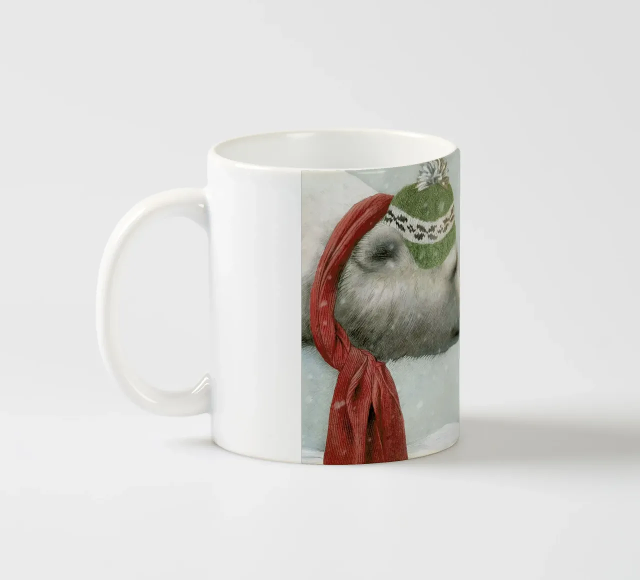 First winter ceramic mug by Eric Fan