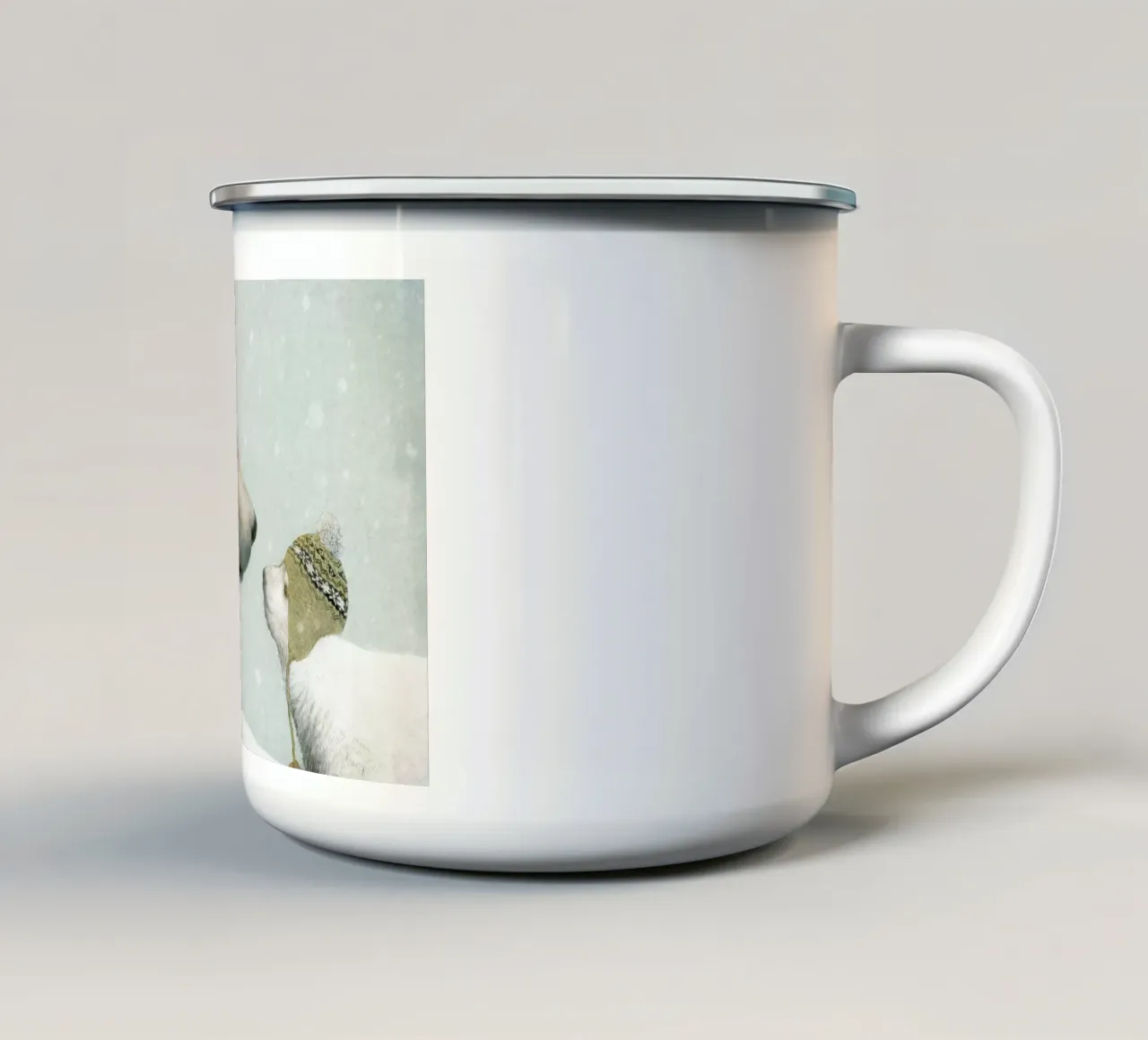 First winter tazza in smalto da Eric Fan