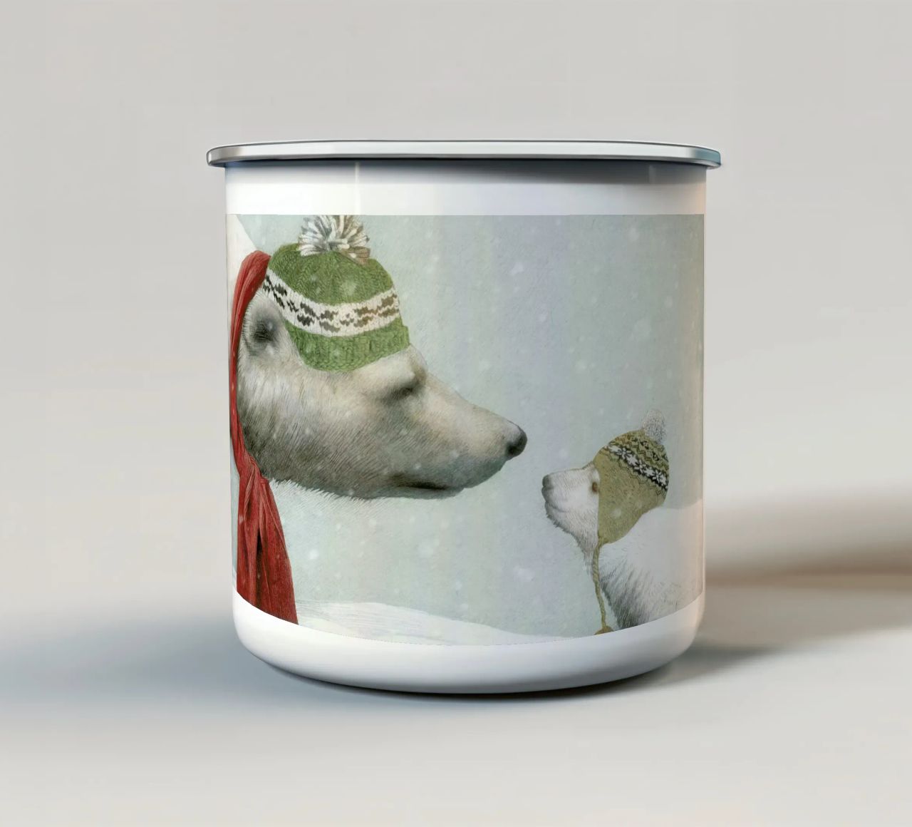 First winter tazza in smalto da Eric Fan
