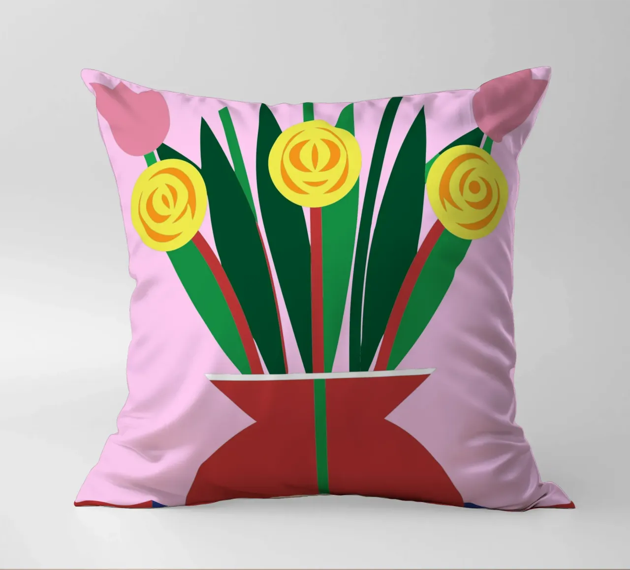 Tulipani in vaso cuscino da LOOK DIFFERENT